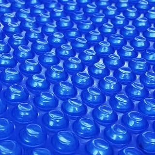 Festnight Treibende Pool-Solarfolie Rund Poolabdeckung Pool-Solarplane Durchmesser 300CM für 366 cm Pools - Blau