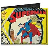 Buckle-Down Canvas Bi-fold Wallet - Classic Superman #1 Flying Cover Pos Accessory