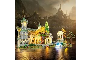 YEABRICKS LED Light for Lego-10316 Lord of The Rings The Lord of The Rings: Rivendell Building Blocks Model (Lego Set NOT Included)