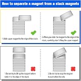 FINDMAG Strong Neodymium Magnets Bar 10x5x2 mm 50 Pack NiCuNi Coated view 6