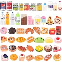 UYRVAPE Set De Desayuno En Miniatura Para Casa De Muñecas – 12 Piezas De Vajilla Y Comida, Pan Y Mermelada, Accesorios De Cocina Escala 1:12