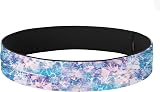 FlipBelt Classic Running Belt Ocean Bloom XL for Phone and Essentials
