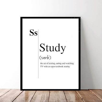 Amazon Com Funny Study Definition Print Digital Download