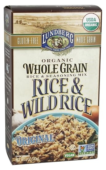 Lundberg Family farms Organic whole grain Rice&Wild Rice Original (073416509504)