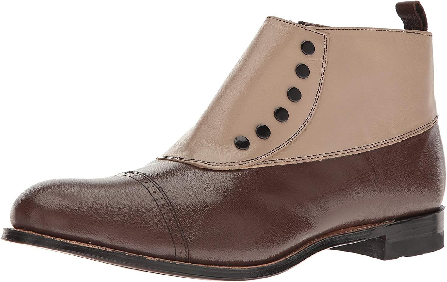  | Stacy Adams Men's Madison Cap-Toe Spat Boot | Boots