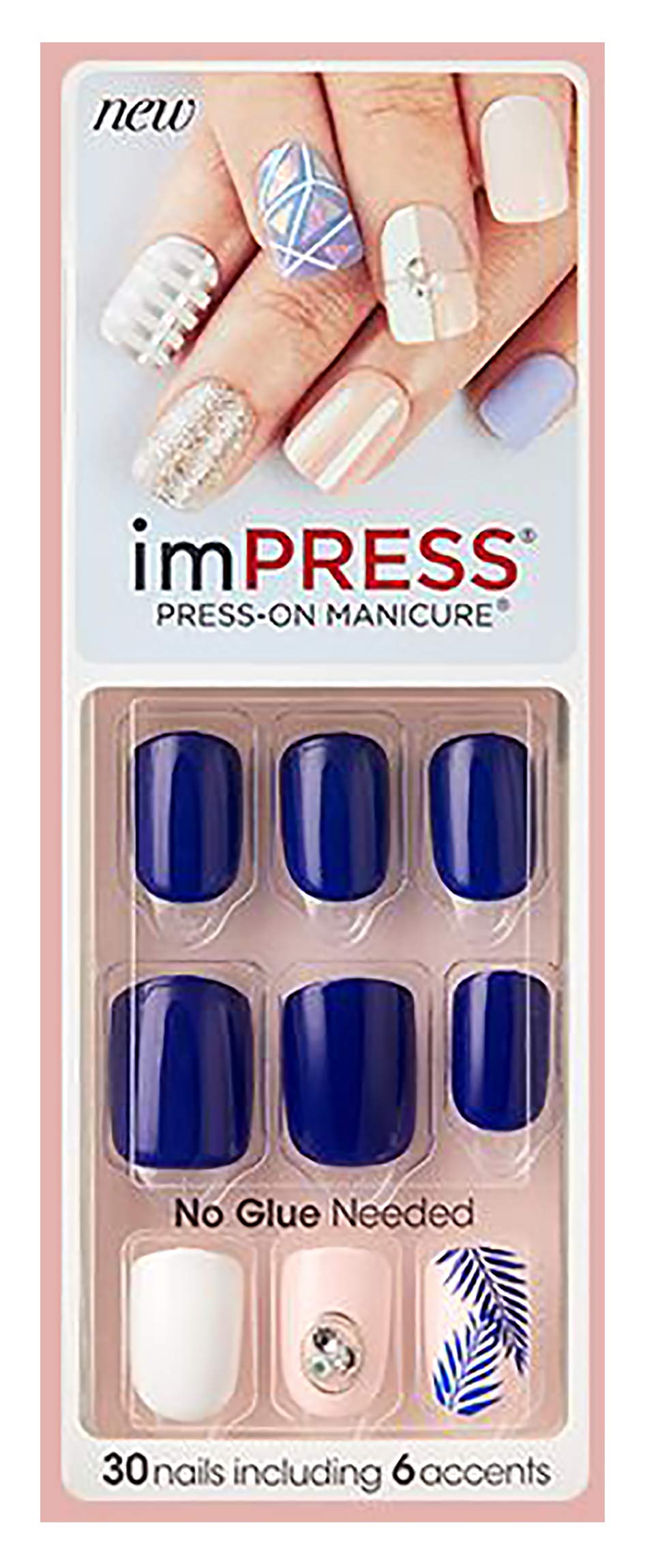 Kiss Products Tgif False Nail, 24 Count Impress Nails