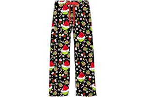 Remimi Girl Boy Thanksgiving Pants Drawstring Christmas Plaid Loose Bottoms 5-14 Years
