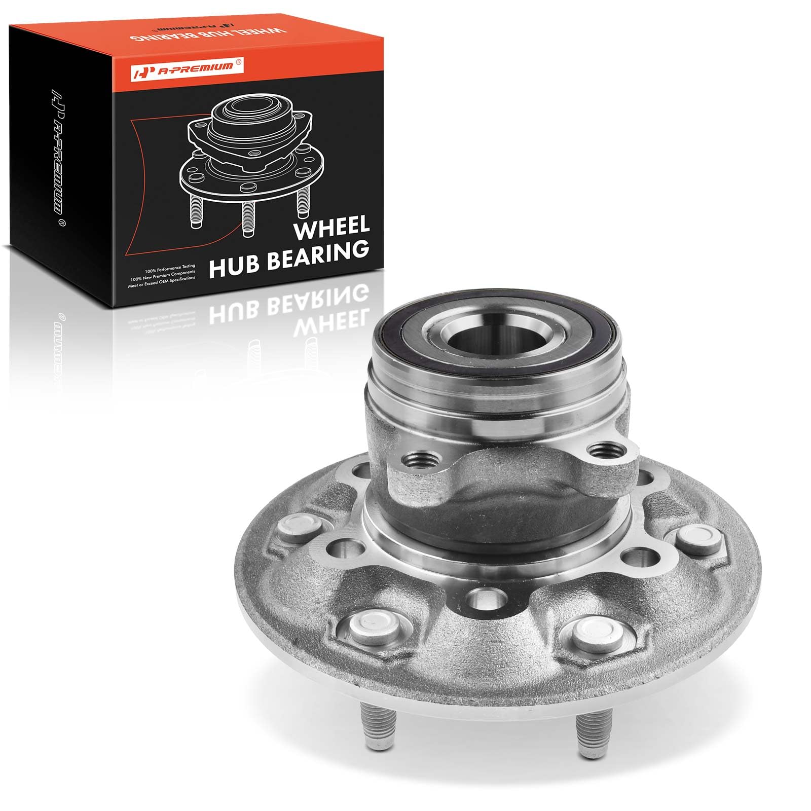 Photo 1 of A-Premium Front Wheel Bearing and Hub Assembly with 6-Lug Compatible with Chevrolet Colorado 2009-2012 & GMC Canyon 2009-2012, 4WD Only