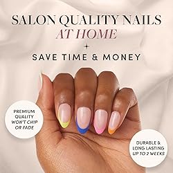 Glamnetic Press On Nails - Sprinkles | Rainbow
