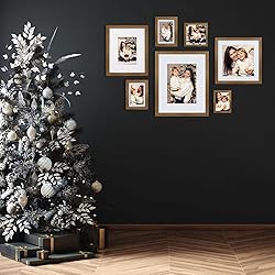 Egofine 8x8 Picture Frames 4 Pack Covered by