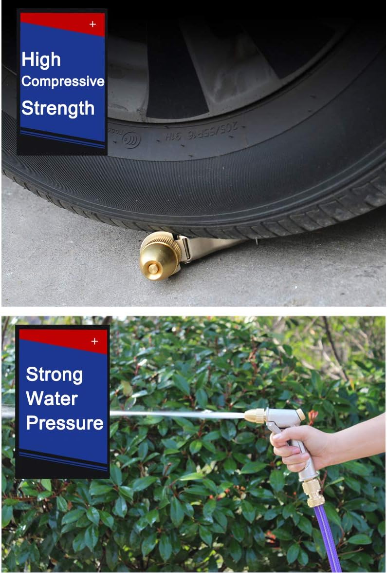 ESOW Garden Hose Nozzle, 100% Heavy Duty Metal Spray Gun with Full Brass Nozzle, 4 Watering Patterns Watering Nozzle- High Pressure Pistol Grip Sprayer for Watering Plants, Car Wash and Showering Dog : Garden & Outdoor