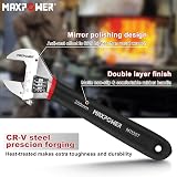 MAXPOWER Adjustable Spanner 150mm Slim Jaw 30mm Opening 2.5mm Thick view 5