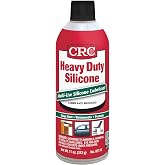 CRC Heavy Duty Silicone Lubricant Spray - Dry Film, Water Resistant - 11 oz | Dry Film Silicone Spray, Rubber &amp; Nylon Lubrication, Metal &amp; Non-Metal Protection, Water Resistance