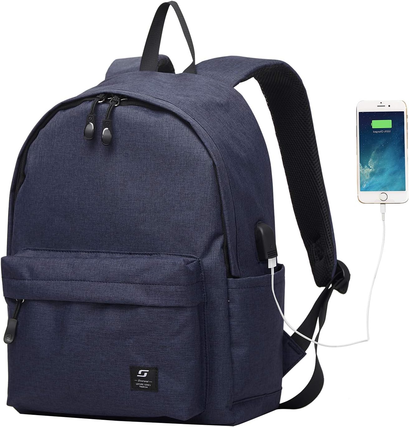 Zaino Scuola Ragazze FANDARE - 32x20x44 Cm, Grigio Rosa, Porta PC 15.6", Leggero - Foto 12