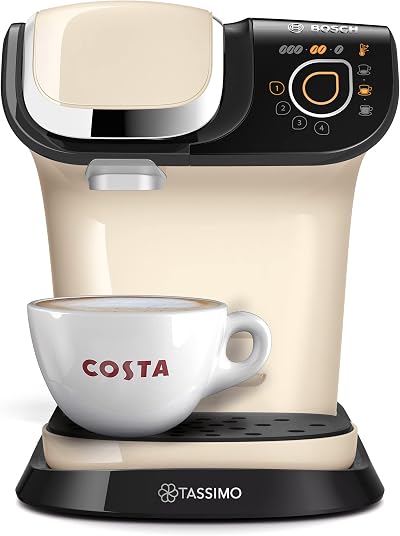 Tassimo by Bosch My Way 2 TAS6507GB Coffee Machine Cream 1500W 1.3L