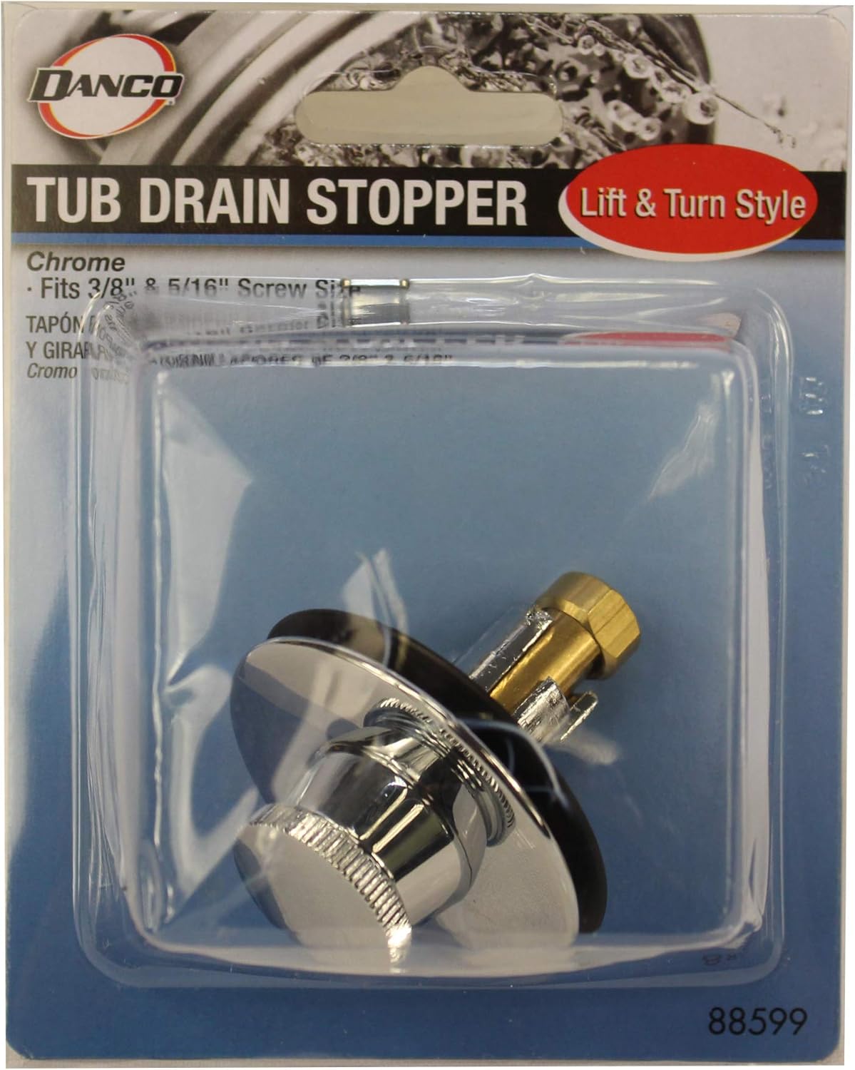 Danco 88599 Heavy Duty Drain Stopper, For Use With 1200 Series, Sterling, Casper's And Duracraft Tub And Shower, Chrome: Home Improvement