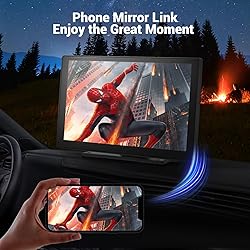 HAUXIY Wireless Apple Carplay Screen for Car 4K