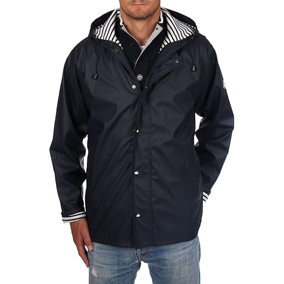 imperméable bleu marine homme