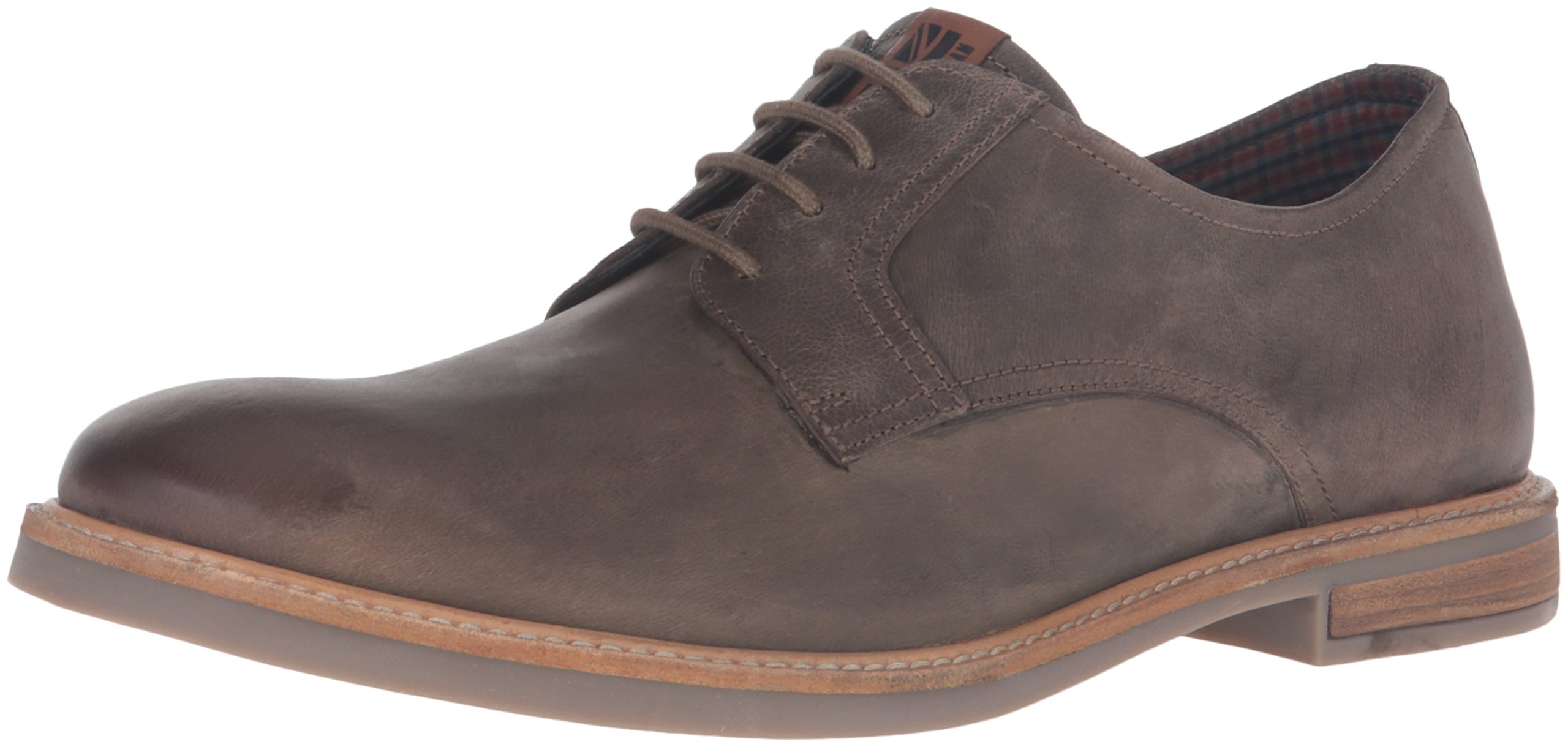 Ben Sherman Mens Birk Plain Toe Distressed Oxford 