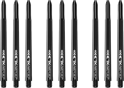 RED DRAGON Luke Humphries Joust XL Black Dart Shafts 3 Sets Pack