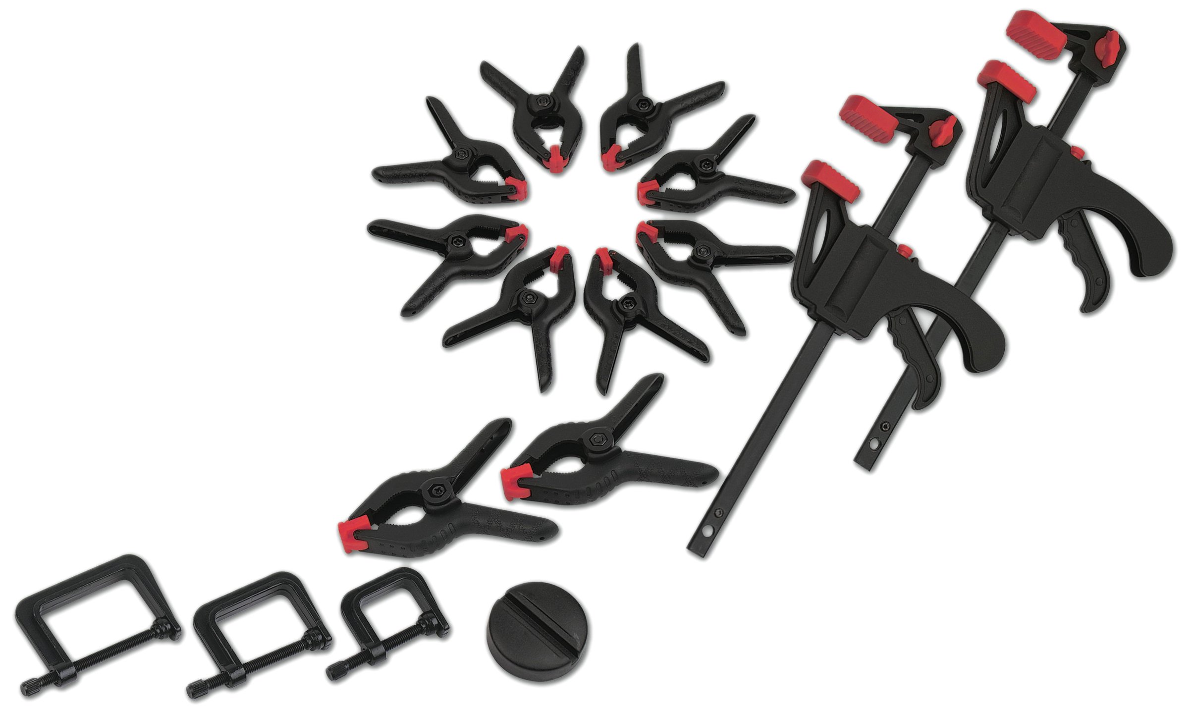 Brüder Mannesmann Tools M90317 Clamp Set 16 Pieces