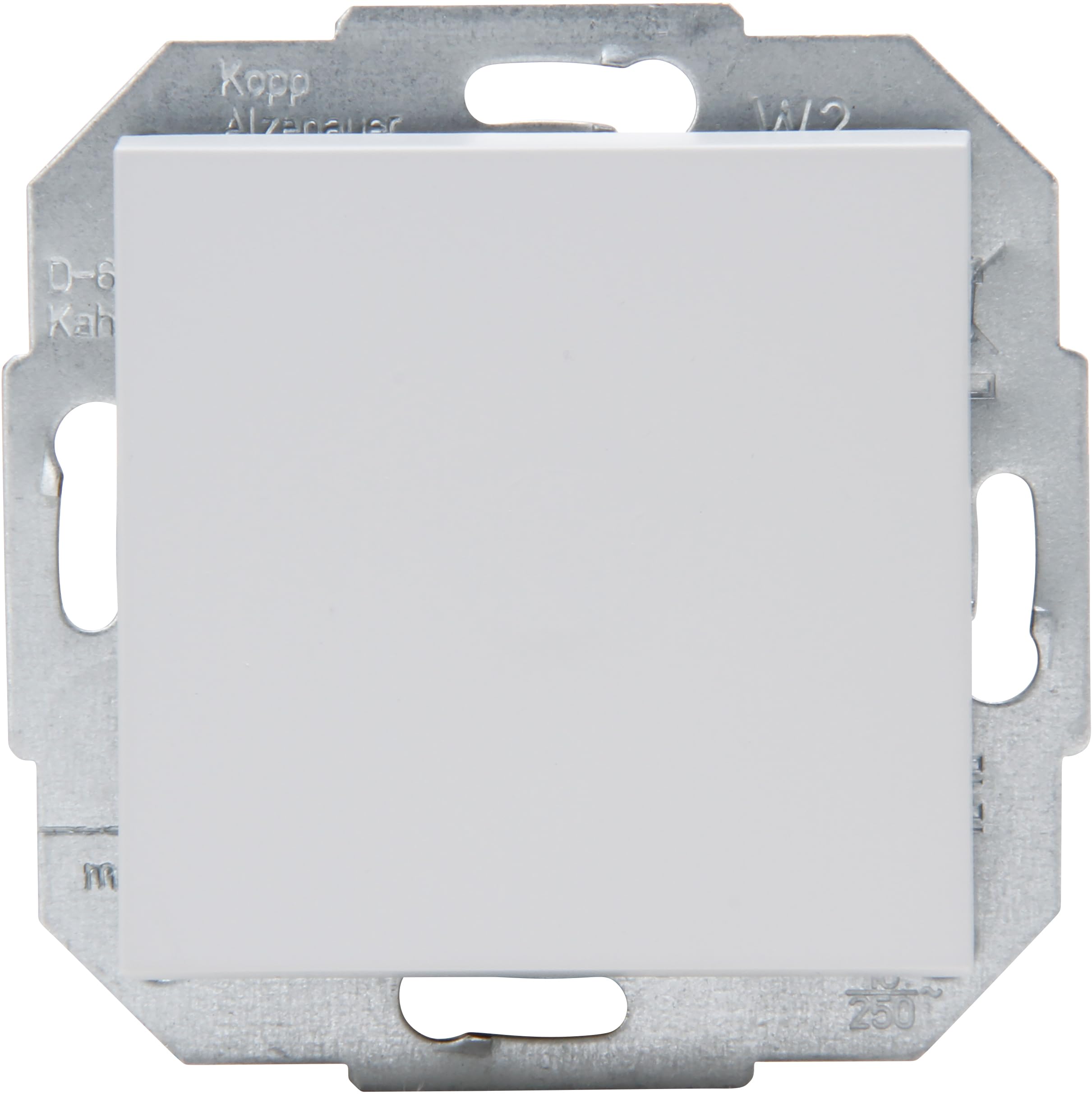 Kopp Athenis 587634087 Universal Switch (Off/Toggle Switch), Grey, Matte Finish