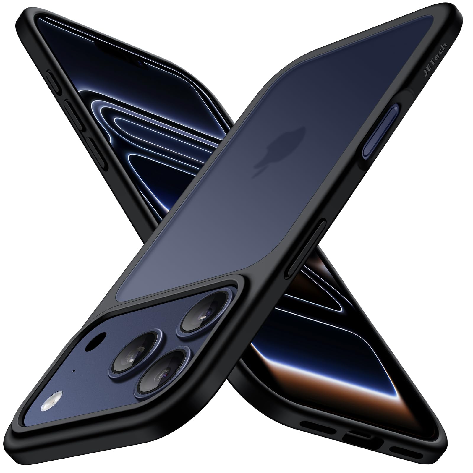 Photo 1 of JETech Matte Case for iPhone 17 Pro Max 6.9-Inch, Shockproof Military Grade Drop Protection, Frosted Translucent Back Minimalist Phone Cover, Anti-Fingerprint (Black)