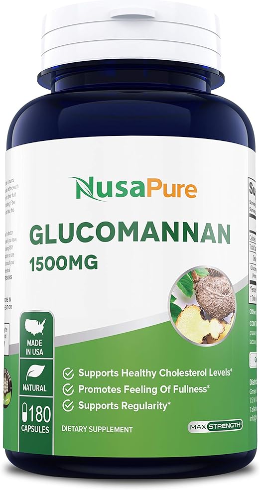 1500mg 180caps (NonGMO & Gluten Free) Natural Weight Loss