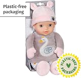 Baby Annabell Sweetie Mauve 30cm Soft Body Doll with Rattle from Birth view 6