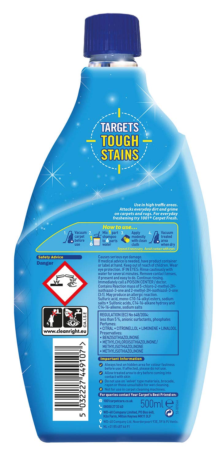 1001 Carpet Shampoo 500ml BigaMart