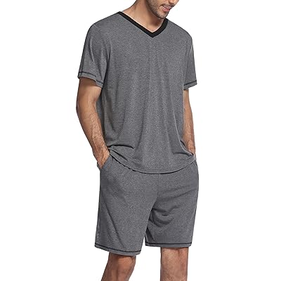 Mens summer short pajama sets Clearance