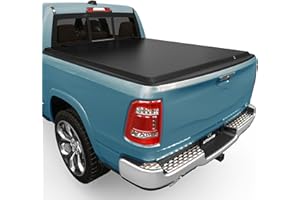 AUTOSAVER88 Soft Roll Up Truck Bed Tonneau Cover Compatible with 2002-2023 Dodge Ram 1500, 2003-2025 Dodge Ram 2500 3500 8ft Bed w/o Ram Box