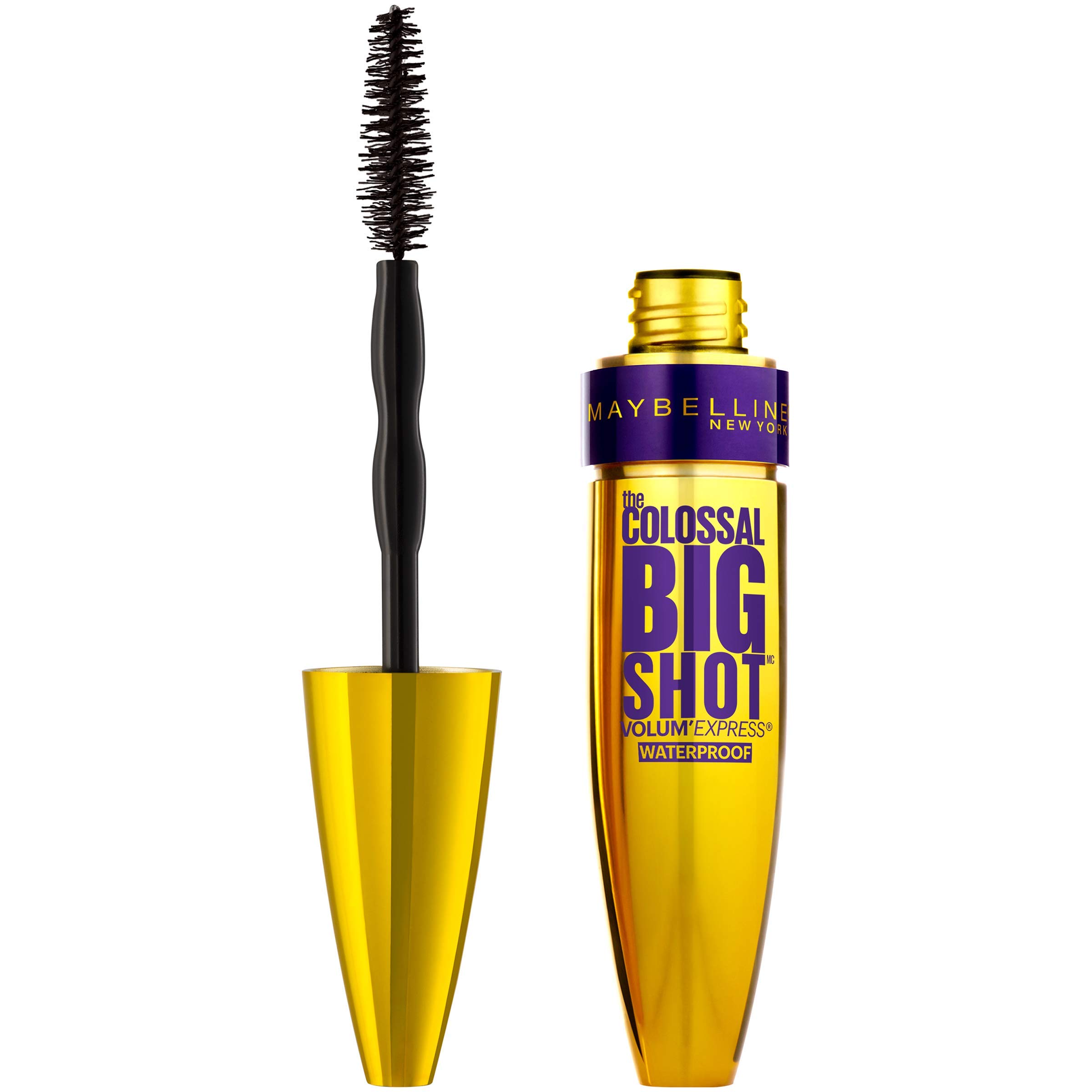 Maybelline Volum' Express Colossal Big Shot Mascara, 224 Very Black Washable - 0.33 oz
