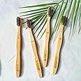 Minimo Rusabl Bamboo Toothbrush - Adults, Pack of 4