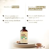 Botanic Hearth Castor Oil for Hair Brows Lashes 2 fl oz with Brush view 7