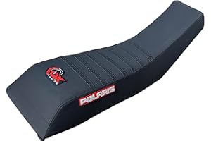QK RACING Polaris Scrambler Trailblazer Sport 250 400 500 Seat Cover 1995-2003 Black