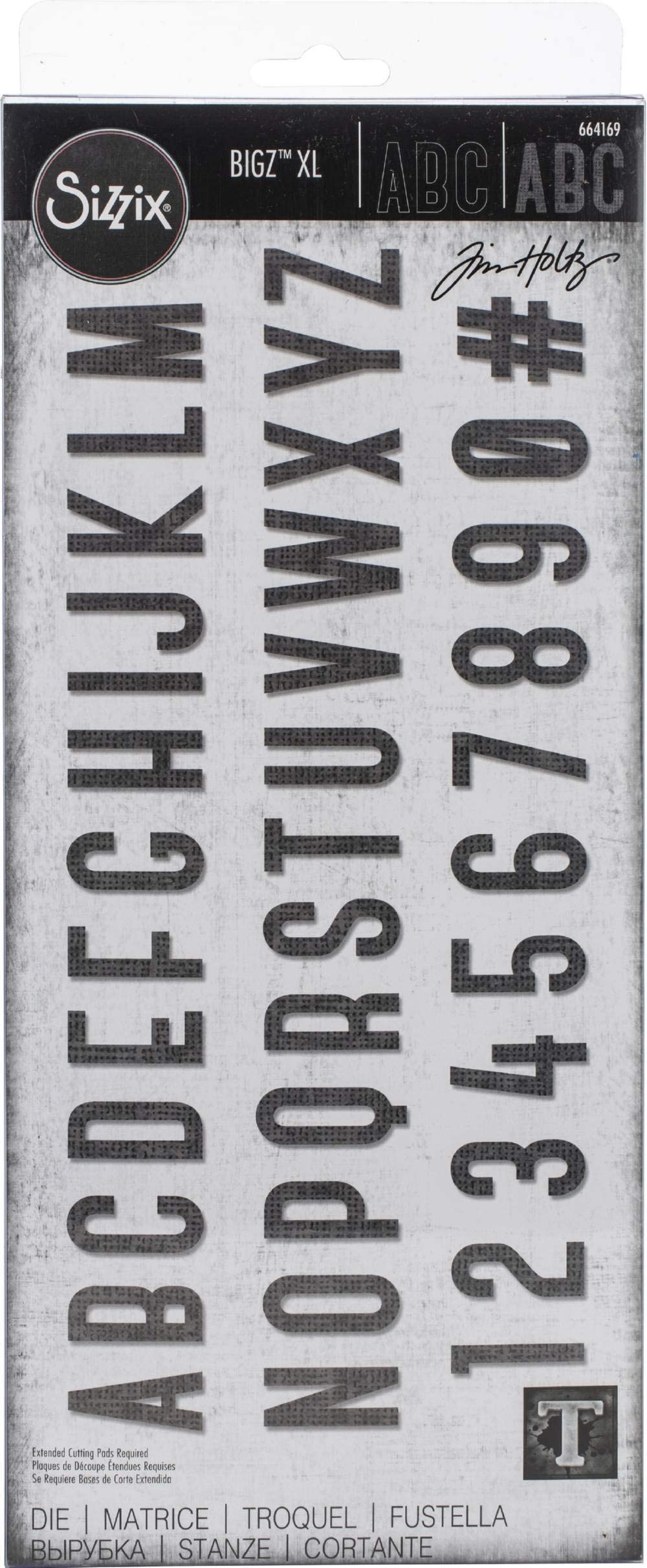 Bigz XL Alphabet Die Society