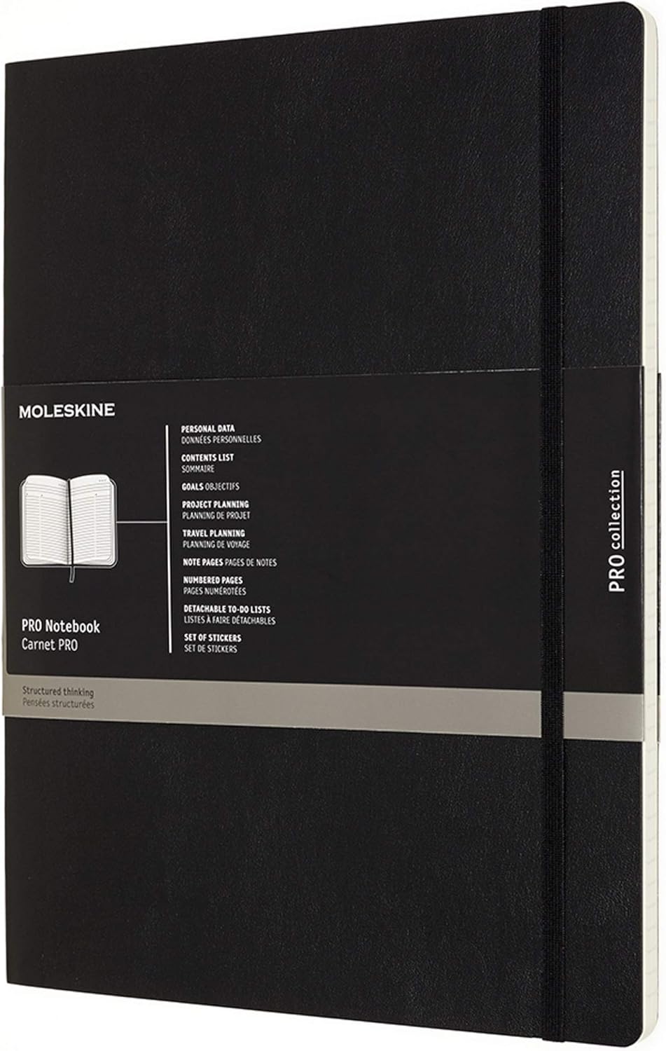 Moleskine PROPFNTB7SBK 2XLarge Pro Soft Notebook BigaMart