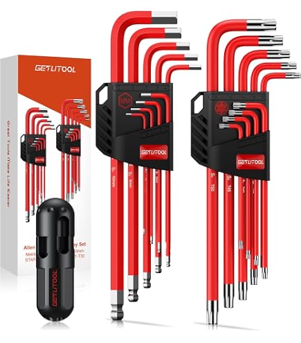 Gearwrench Torx Magnetic Torx Key Set - 9-Piece Color-Coded Hex Keys ...