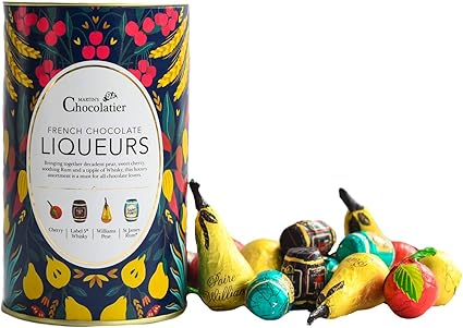 Martins Chocolatier Chocolat A Liqueur Francaise Chocolat Noir Avec Centre Liquide Spiritueux De Qualite Superieure Cadeau Chocolat Chocolats De Noel Selection De Chocolat Amazon Fr Epicerie