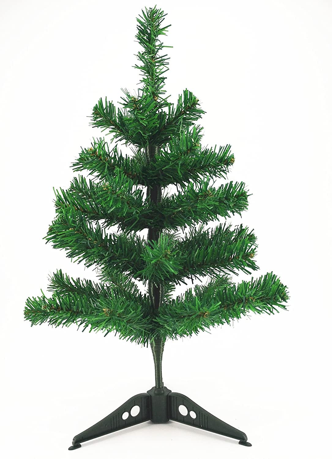 45cm Green Table Top Artificial Christmas Tree, Ideal for Home, Office, Reception, Desktop Small Pine Decorative Tree with Stand, Holiday Seasonal Decoration