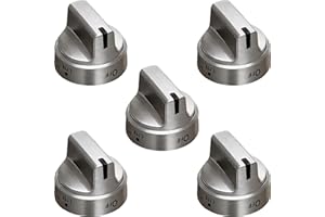 Stainless Steel WB03X24818 Gas Stove Knob for Select GE Stove Knob Replacements JGB735SP1SS JGB700SEJ1SS JGB700SEJ4SS, Replac