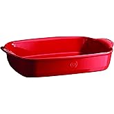 Emile Henry 16.5" x 10.6" Large Rectangular Baking Dish - Ultime Collection | Burgundy