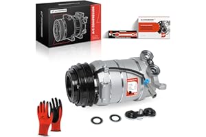 A-Premium A/C Compressor with Clutch Compatible with Chevrolet, GMC Models - Silverado, Sierra, Suburban, Yukon, Tahoe & More