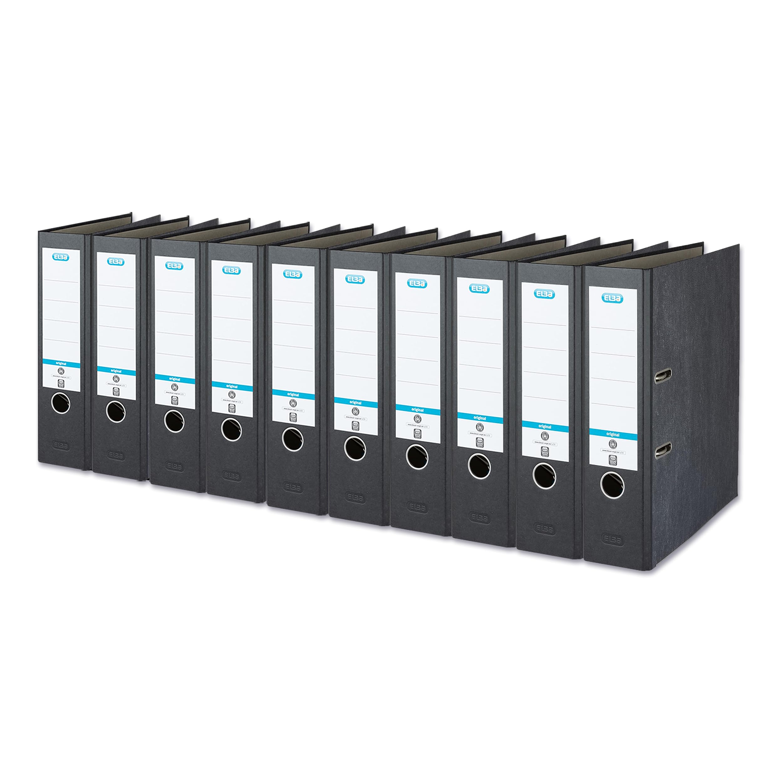 Elba Rado Lever Arch File A4 Cloud Paper Slotted Cover 80mm Spine Ref B1042809 [Pack 10]