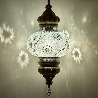 Amazon シャンデリア照明 トルコ モロッコ風 吊り天井型ランプ