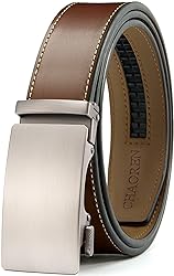 CHAOREN Leather Ratchet Belt Men - Customizable