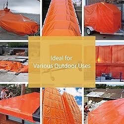 GUARD SHIELD Orange Tarp 20x30 Feet Tarps High