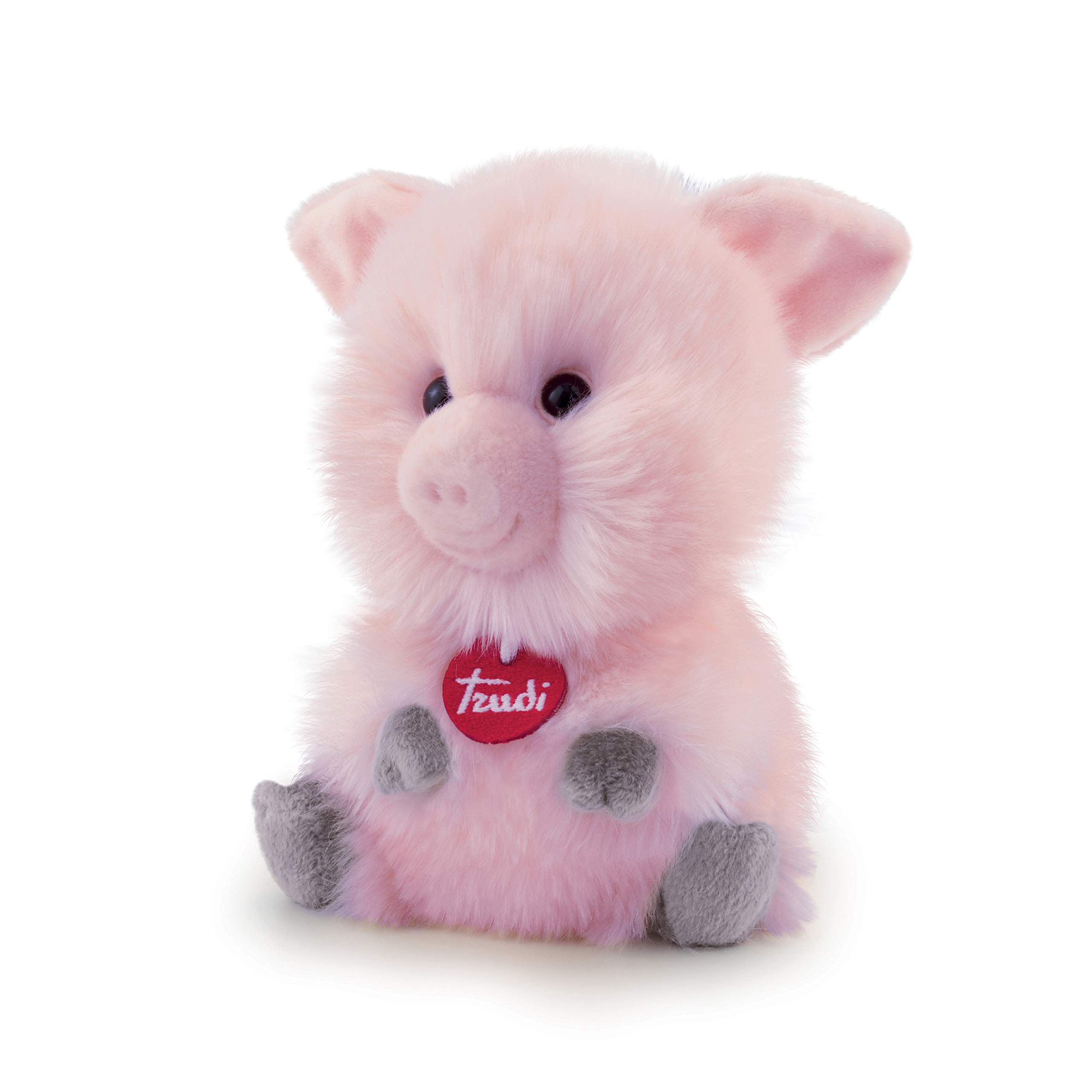 Trudi TUD29196 Fluffies Pig Small, pink