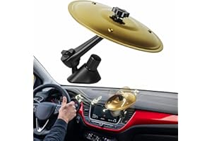 FreeSinger Car Crash Cymbal Air Vent - 2025 Upgrade Mini Car Symbol Drum for Dash, Dashboard Cymbal for Car, Fun for Every Drive, Fits Most Vehicles, Beats Boredom, Turn Traffic into a Jam Session